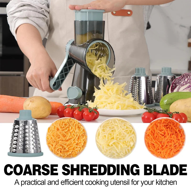 Easy Spin Cheese Grater